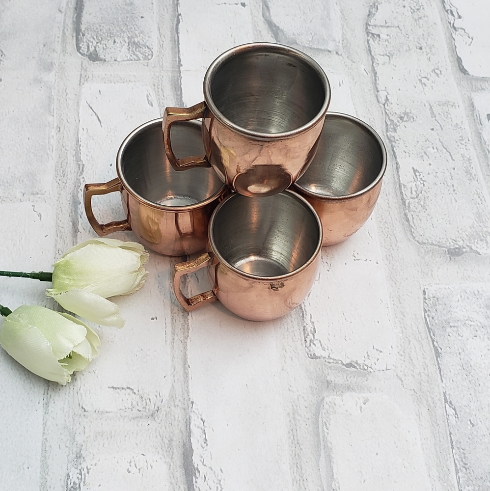 Mini Copper Moscow Mule Mugs